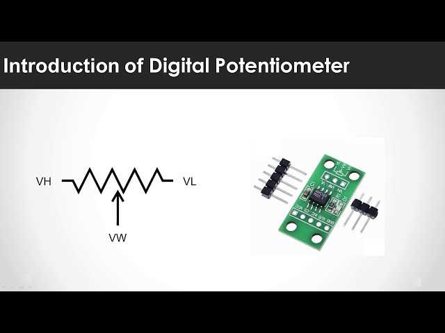 digital potentiometer circuit diagram