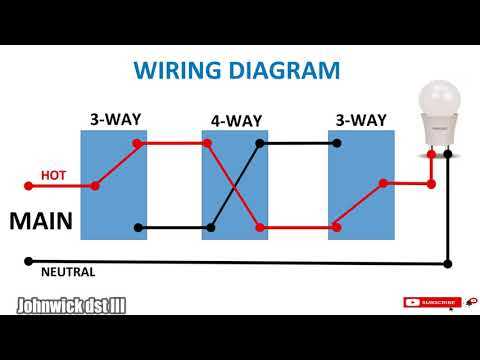 wiring diagram for 4 way switch