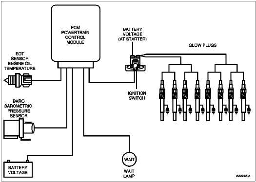 glow plug timer circuit diagram