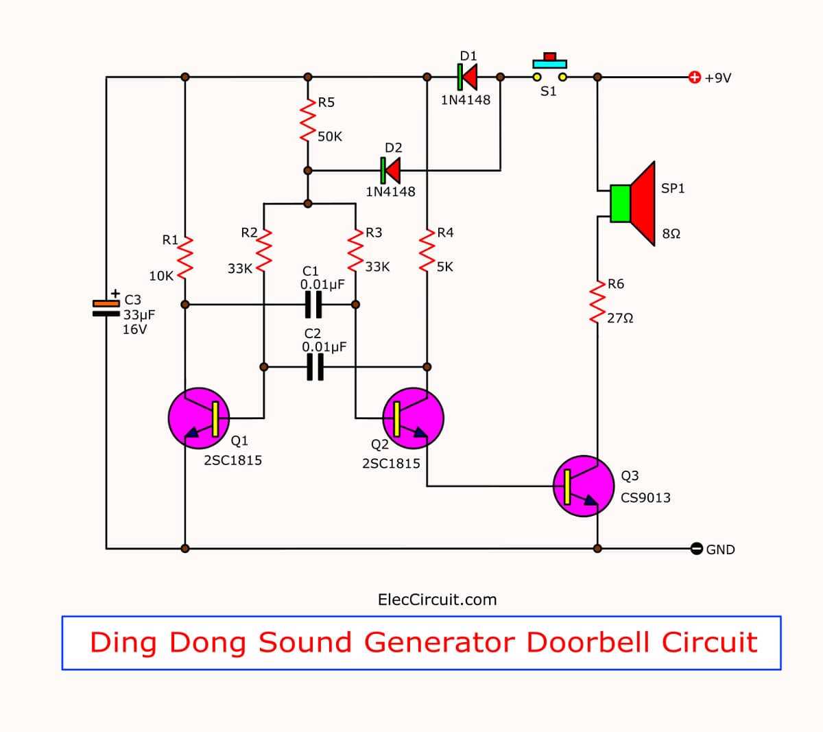 buzzer diagram circuit