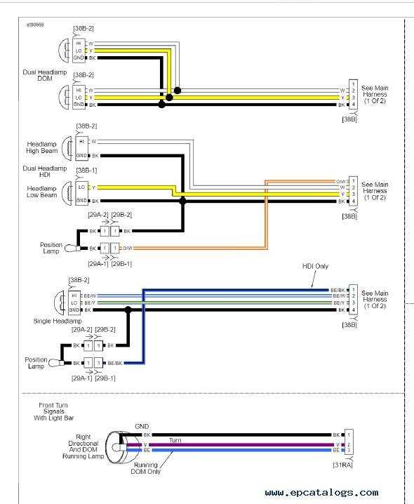 harley headlight wiring diagram harley headlight wiring diagram