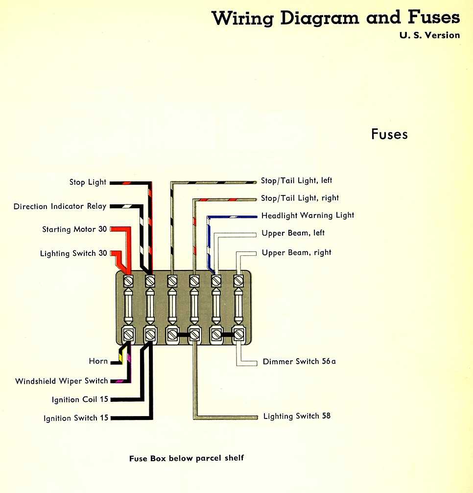 1970 volkswagen beetle wiring diagram