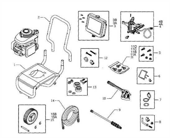 power washer parts diagram
