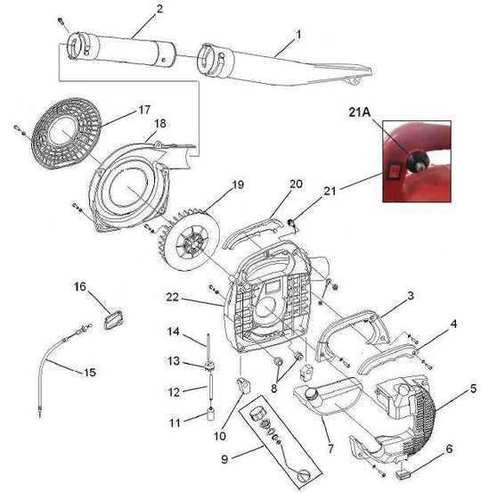 homelite 26b blower parts diagram