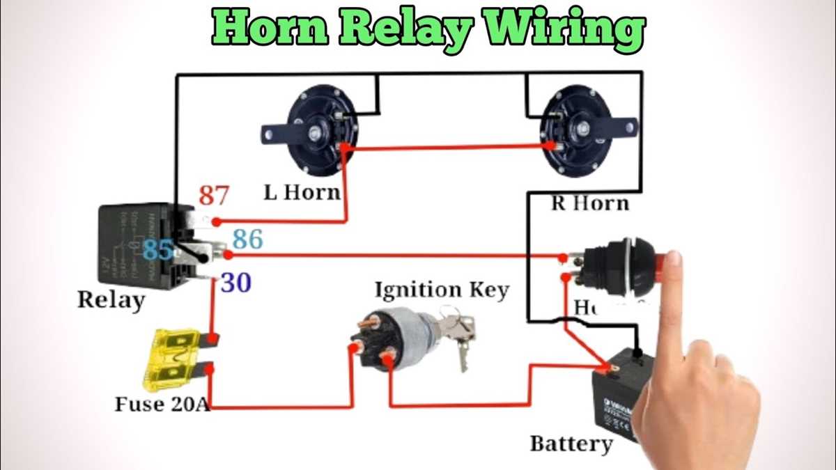 horn relay wiring diagram horn relay wiring diagram