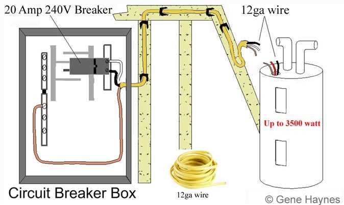 hot water circuit diagram