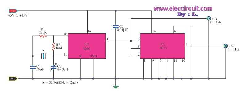 7 segment digital clock circuit diagram