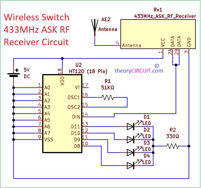 ht12e and ht12d circuit diagram ht12e and ht12d circuit diagram