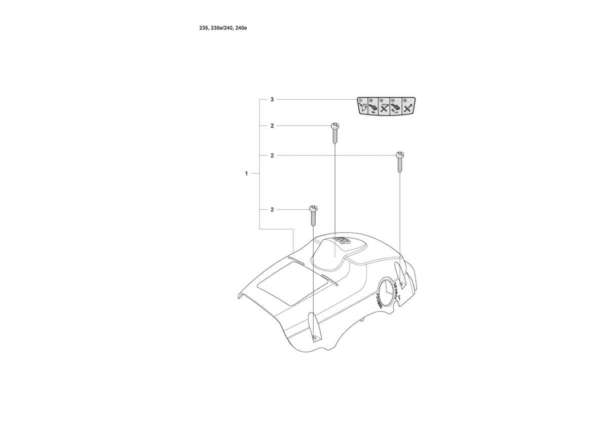 husqvarna 240 parts diagram