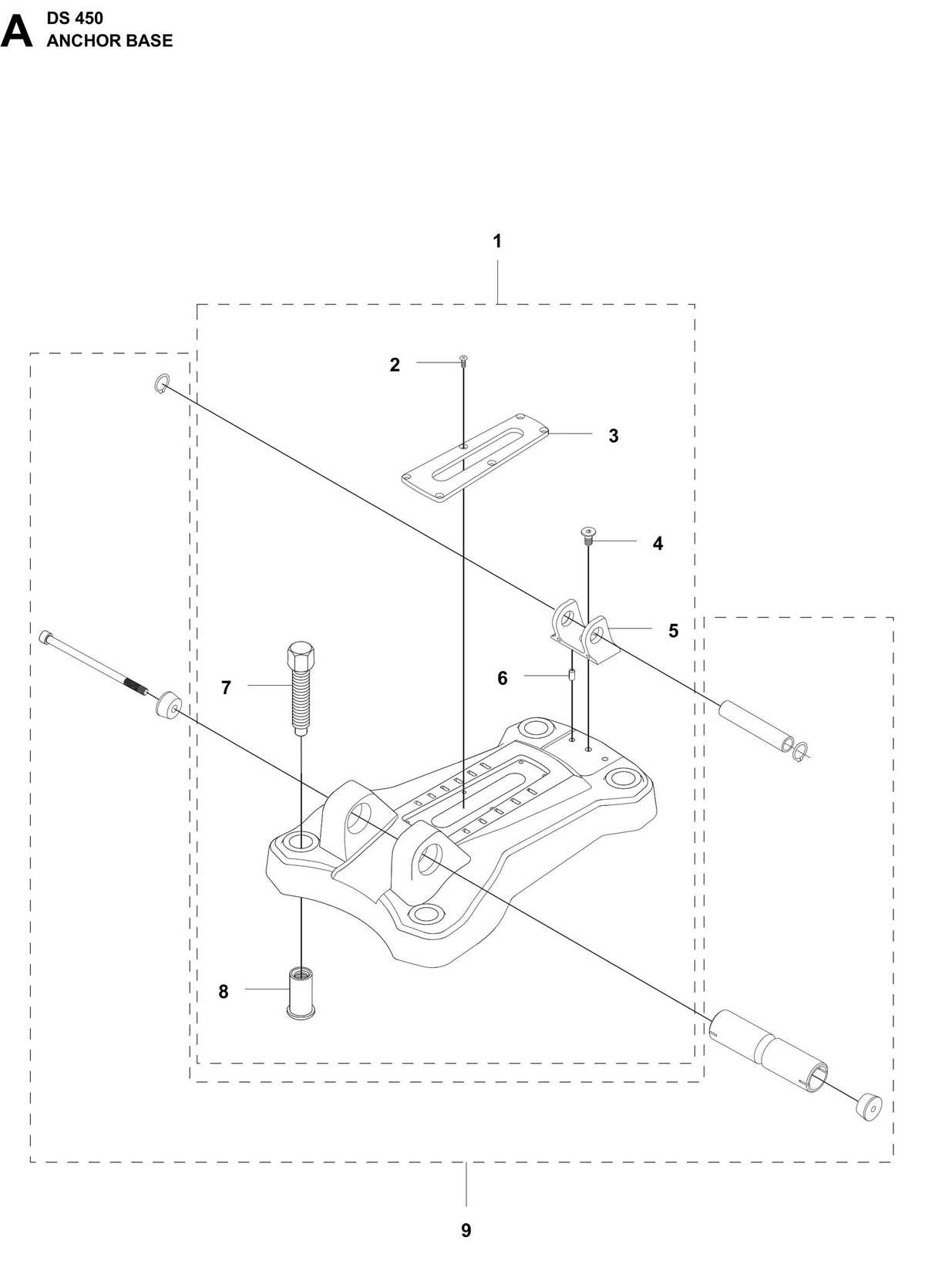 husqvarna 450 parts diagram