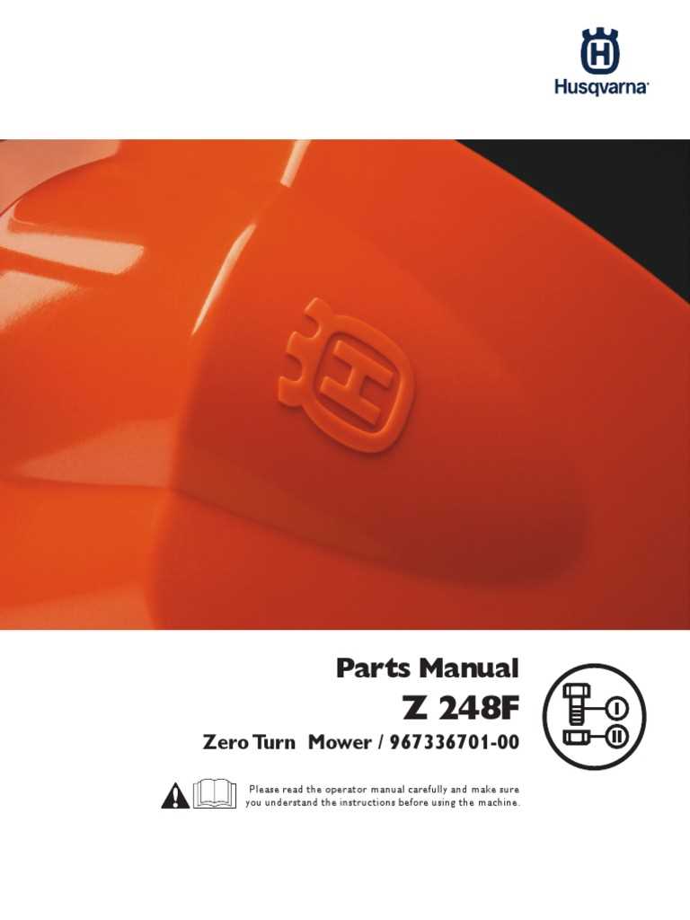 husqvarna z248f parts diagram
