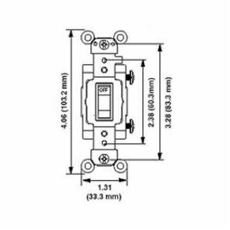 leviton single pole switch wiring diagram