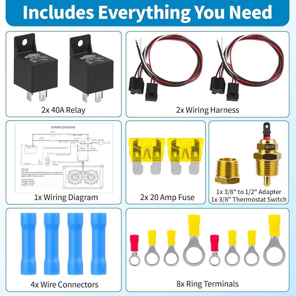 dual electric fan wiring diagram dual electric fan wiring diagram