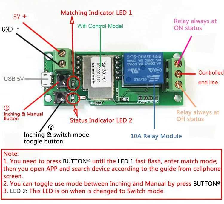 inching circuit diagram
