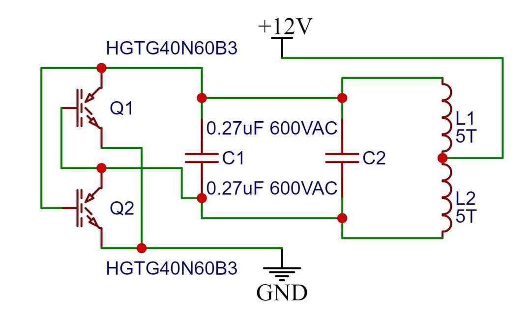 induction circuit diagram