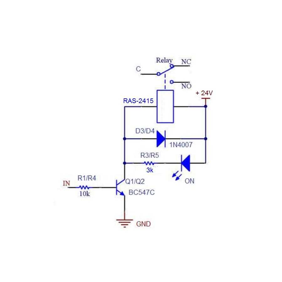 4 relay module circuit diagram