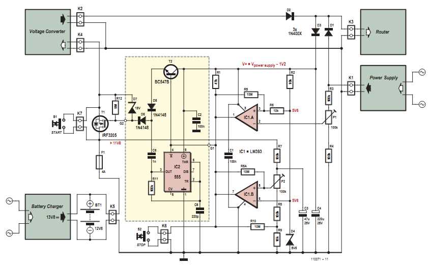 12 volt ups circuit diagram 12 volt ups circuit diagram