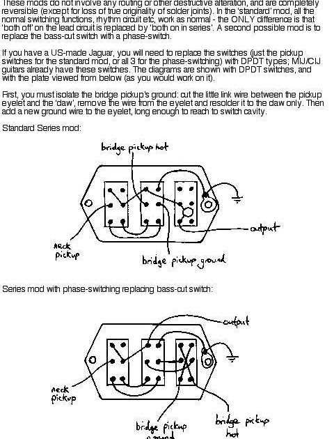 jaguar guitar wiring diagram jaguar guitar wiring diagram