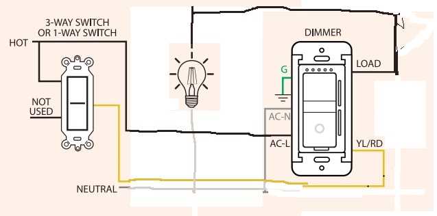 wiring a three way dimmer switch diagram