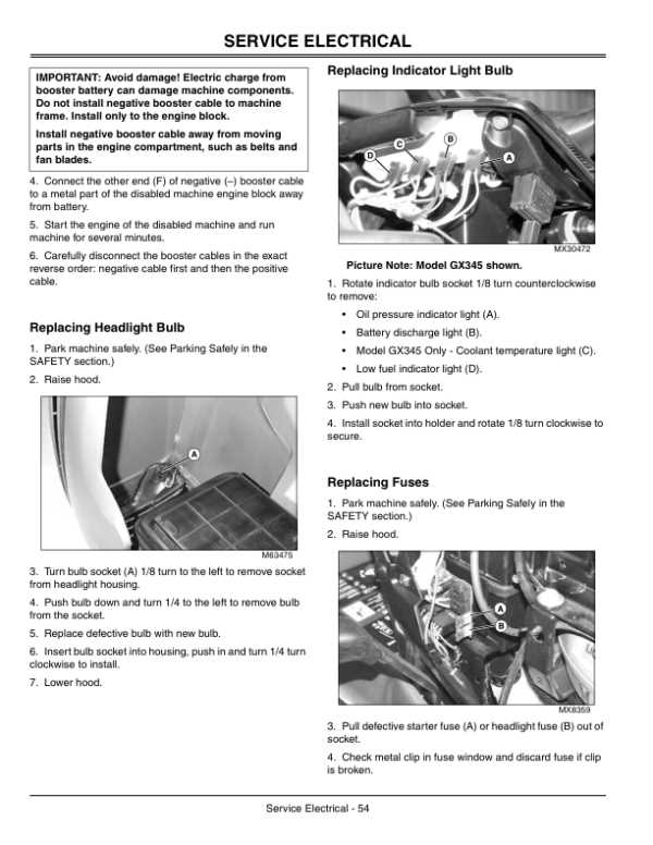 john deere gx335 parts diagram