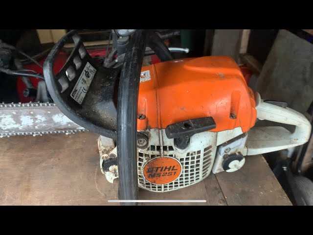 stihl ms251c parts diagram