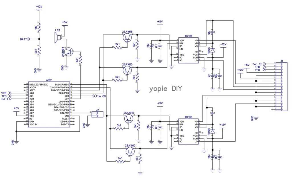 inverter generator circuit diagram