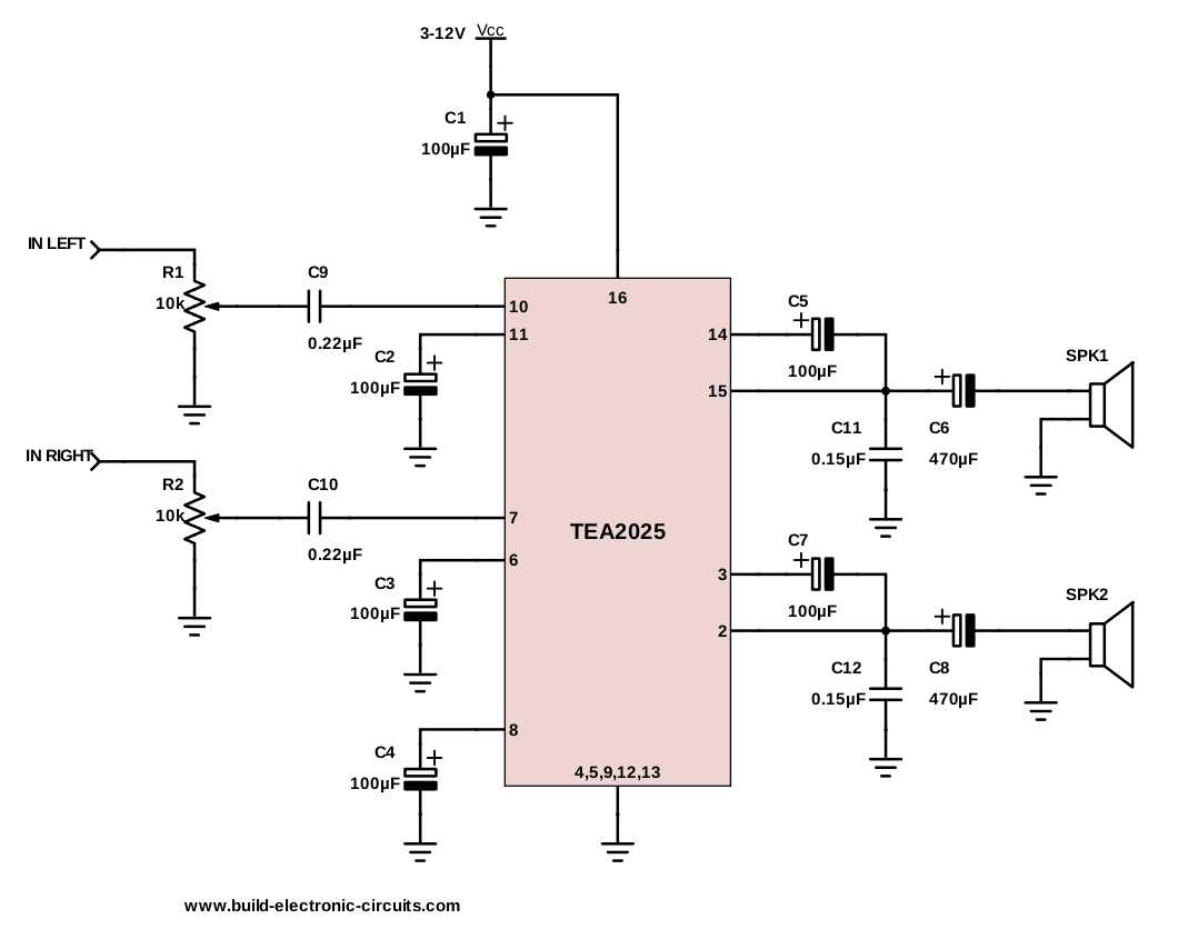 audio circuit diagram