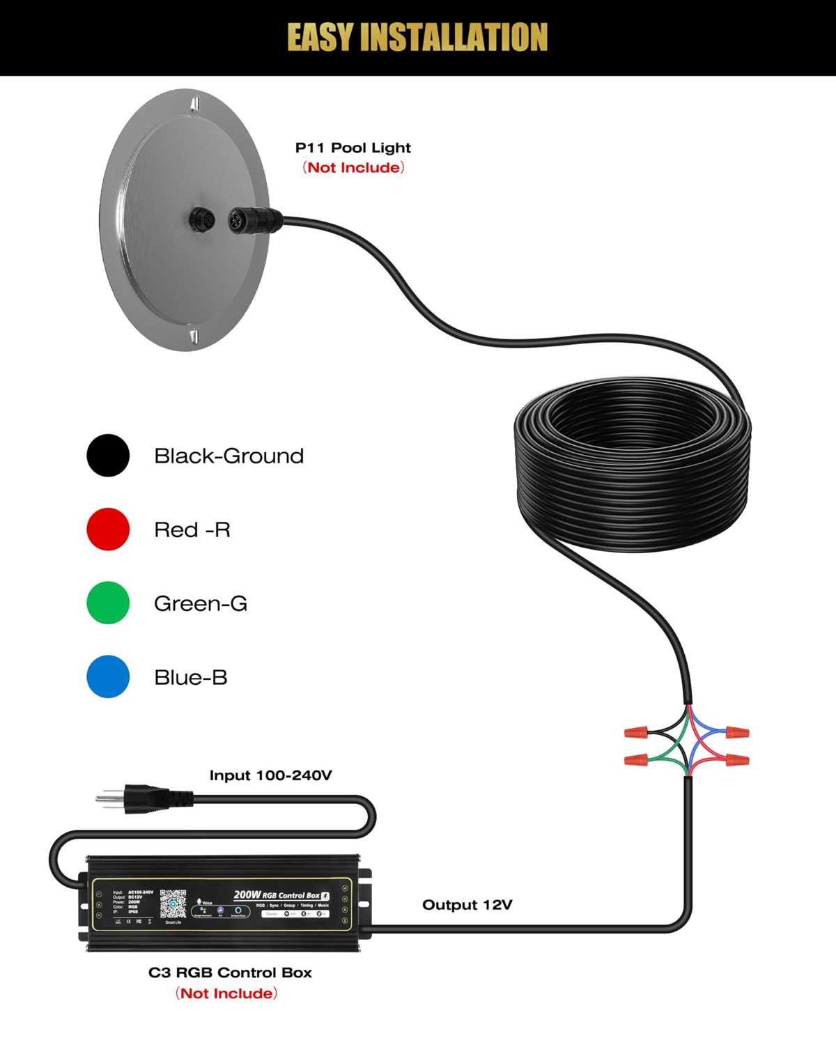 12v pool light wiring diagram