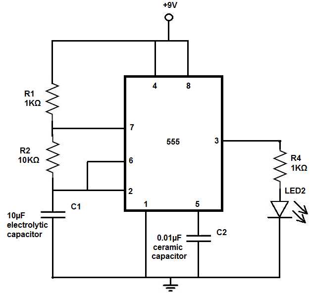 flasher circuit diagram
