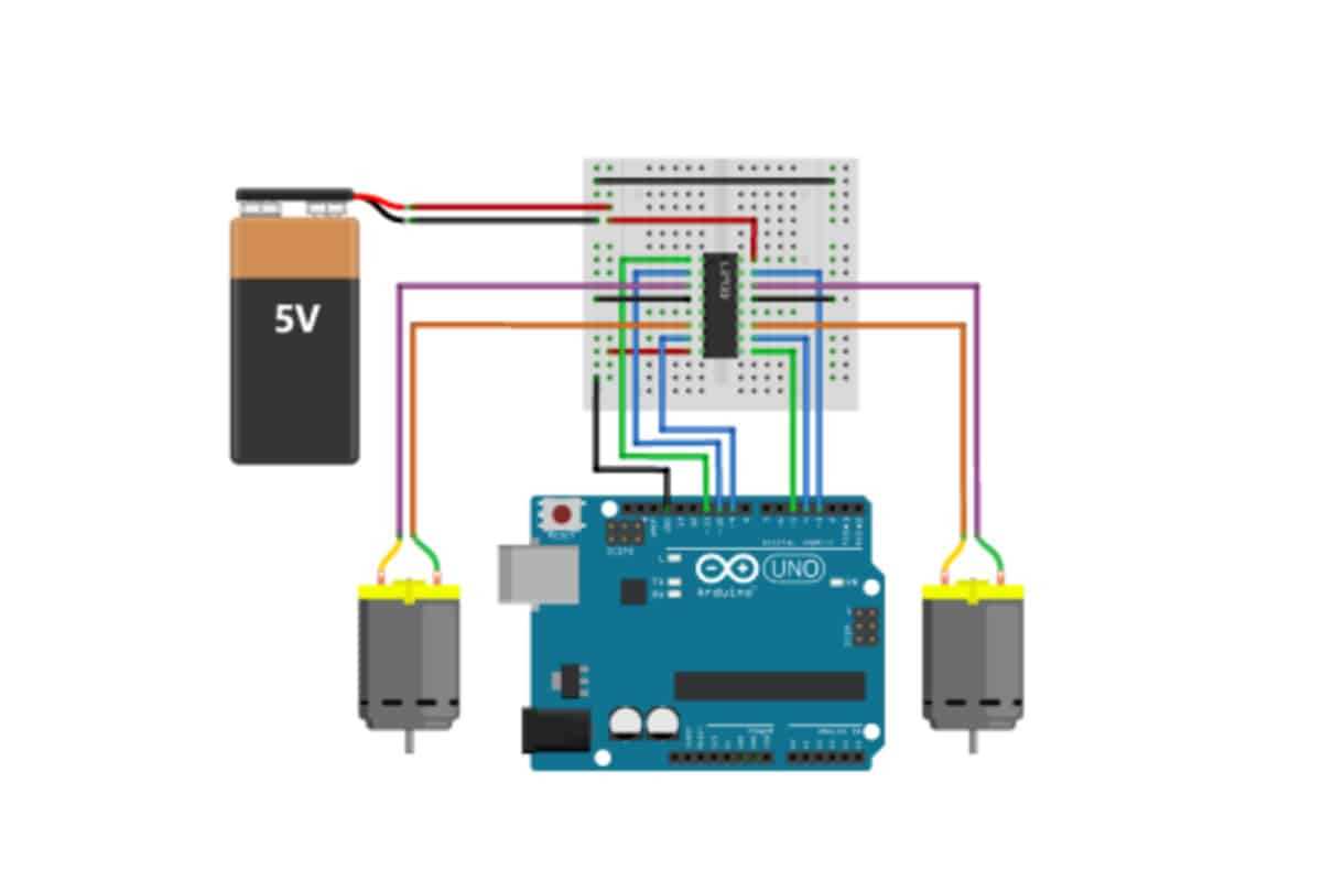 l293d circuit diagram