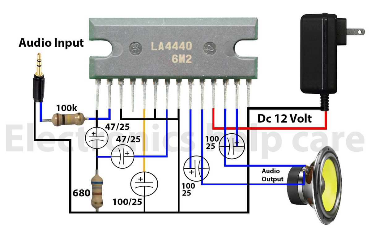 amplifier circuit diagram