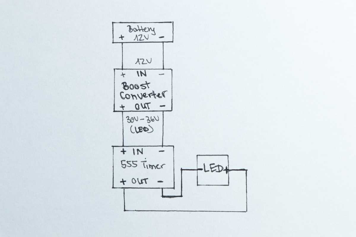 led stroboscope circuit diagram