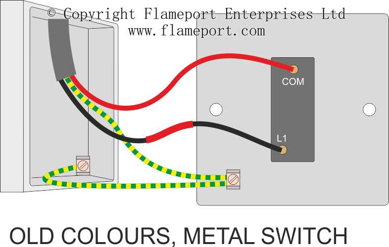 light switch wiring diagram