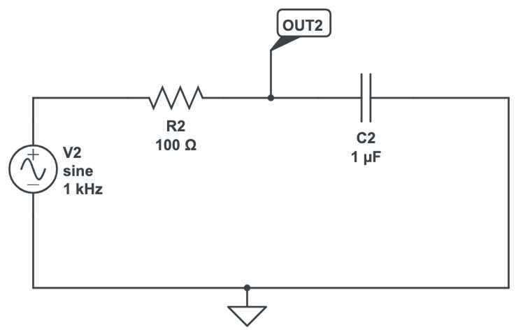 low pass circuit diagram