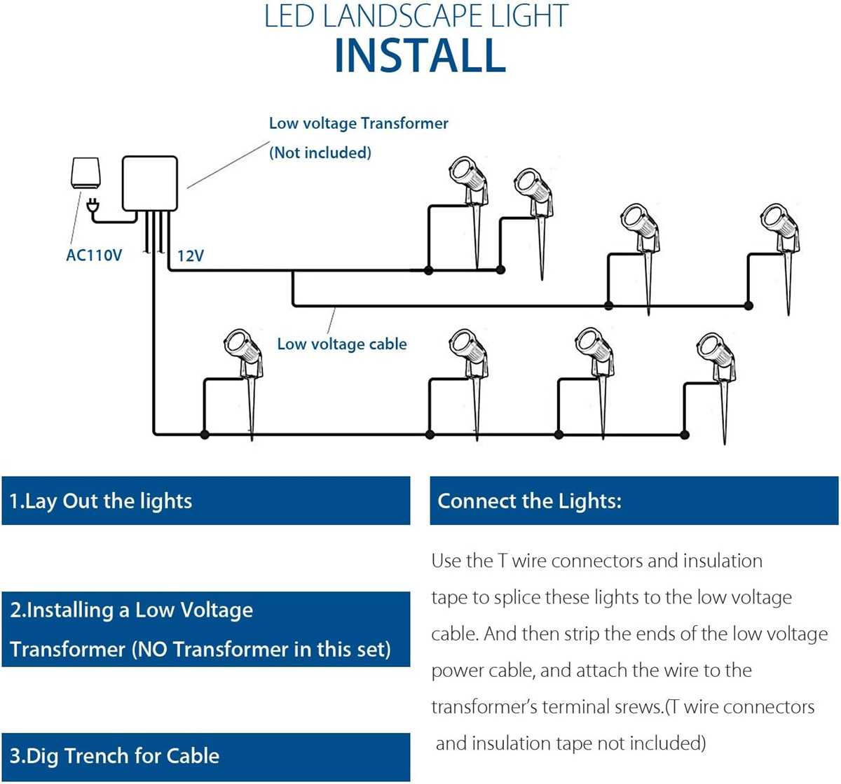 low voltage lighting wiring diagram