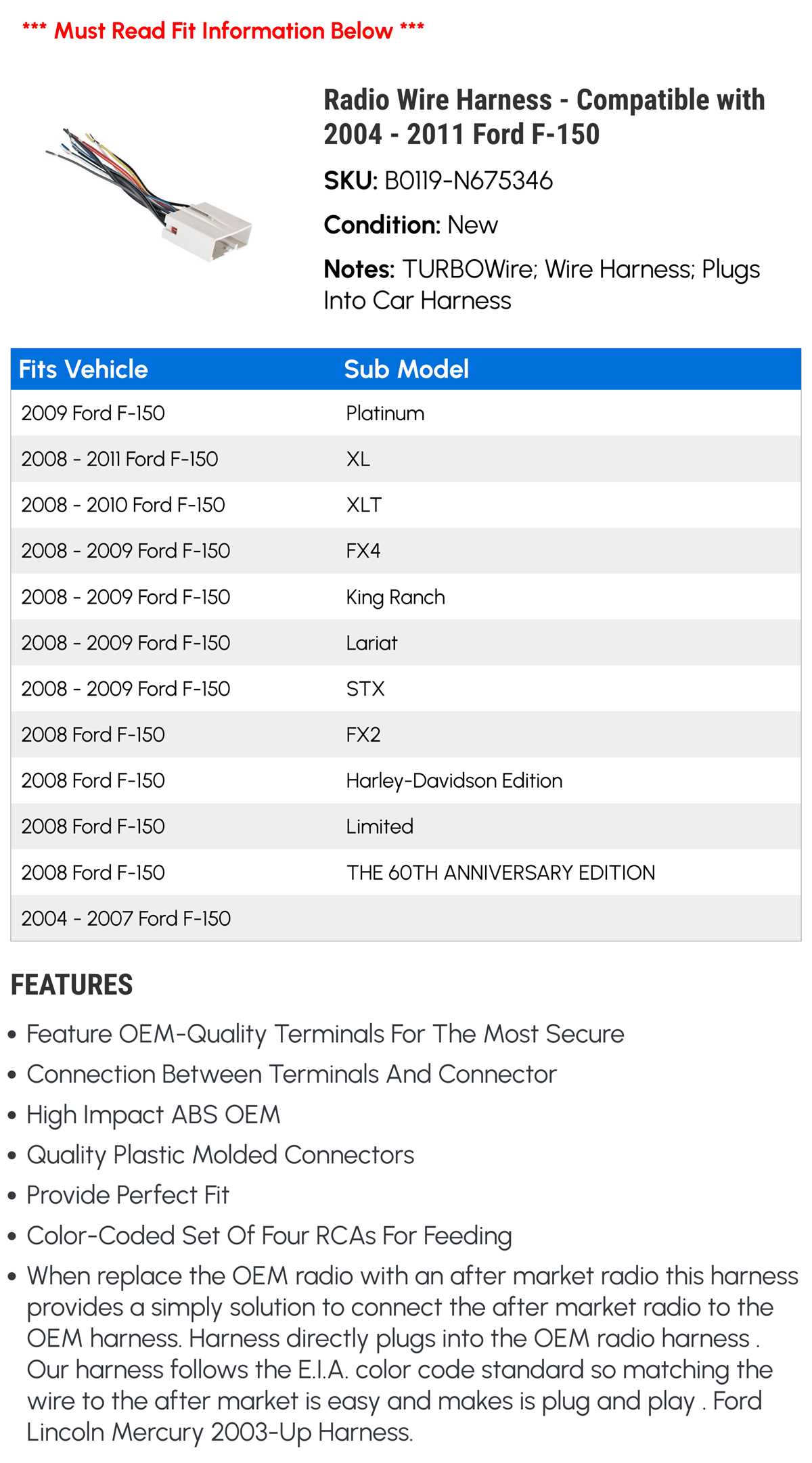 2004 ford f150 stereo wiring diagram