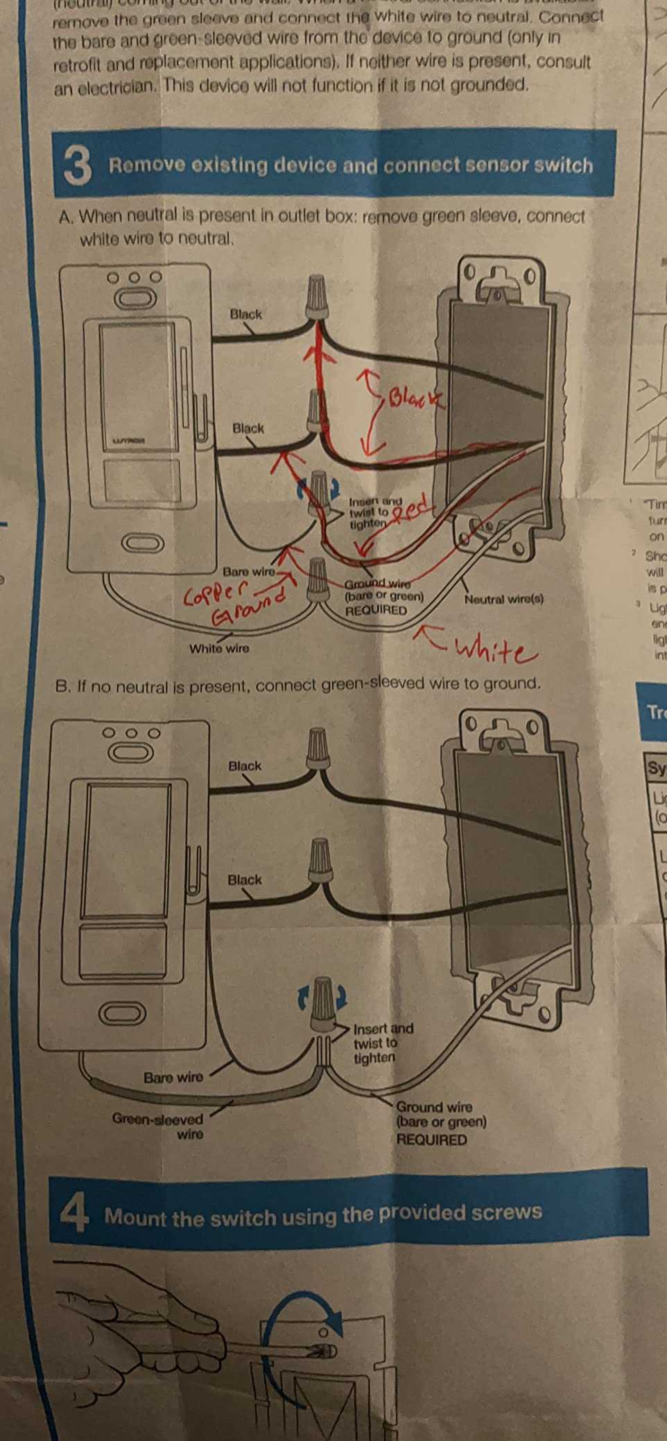 lutron motion sensor switch wiring diagram