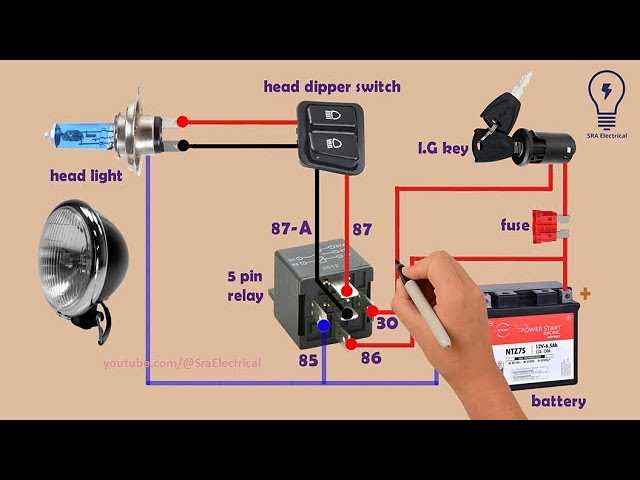 headlight relay wiring diagram