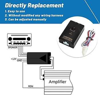 metra wiring diagram installing line output converter to rear speakers