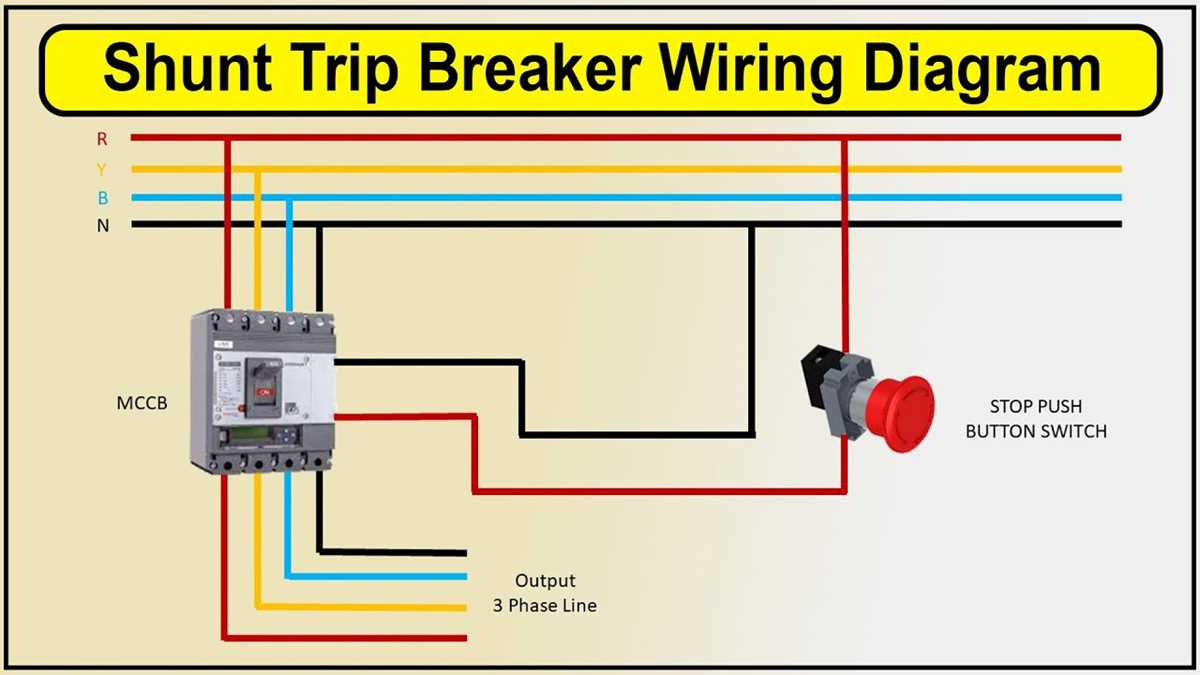 wiring diagram for shunt trip breaker wiring diagram for shunt trip breaker