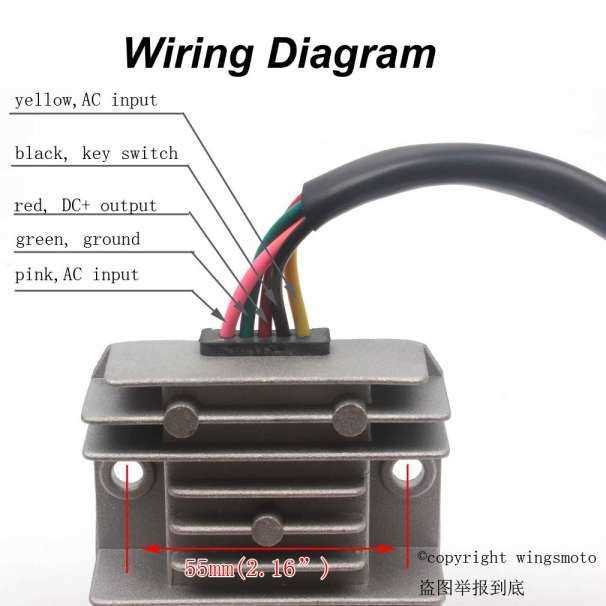 motorcycle voltage regulator circuit diagram