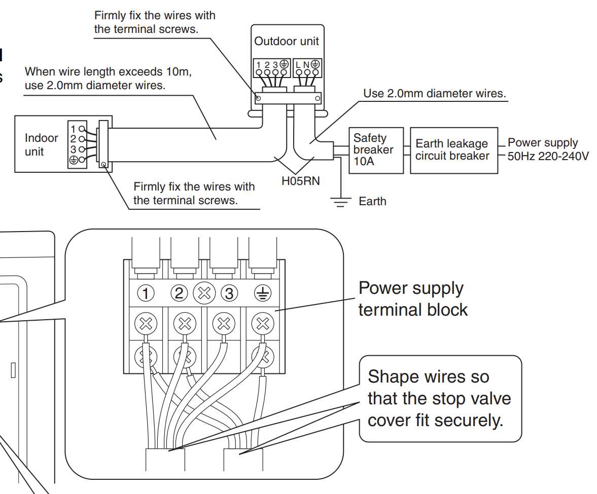mr cool wiring diagram