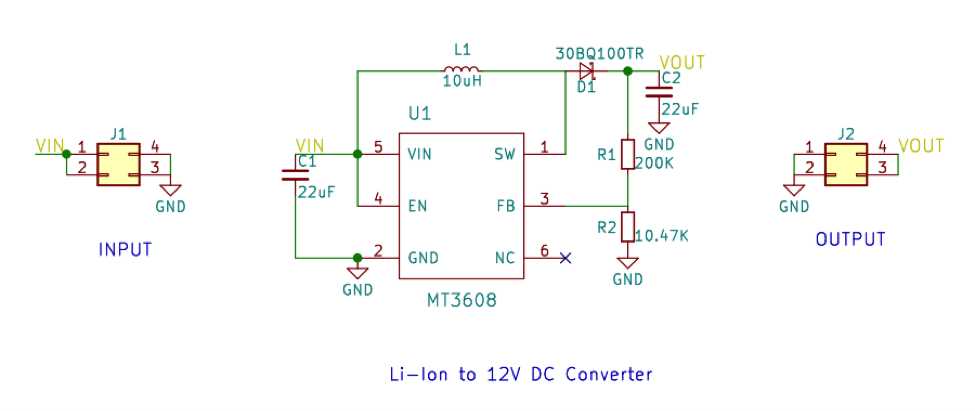mt3608 circuit diagram