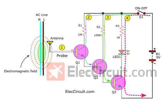 non contact voltage tester circuit diagram non contact voltage tester circuit diagram