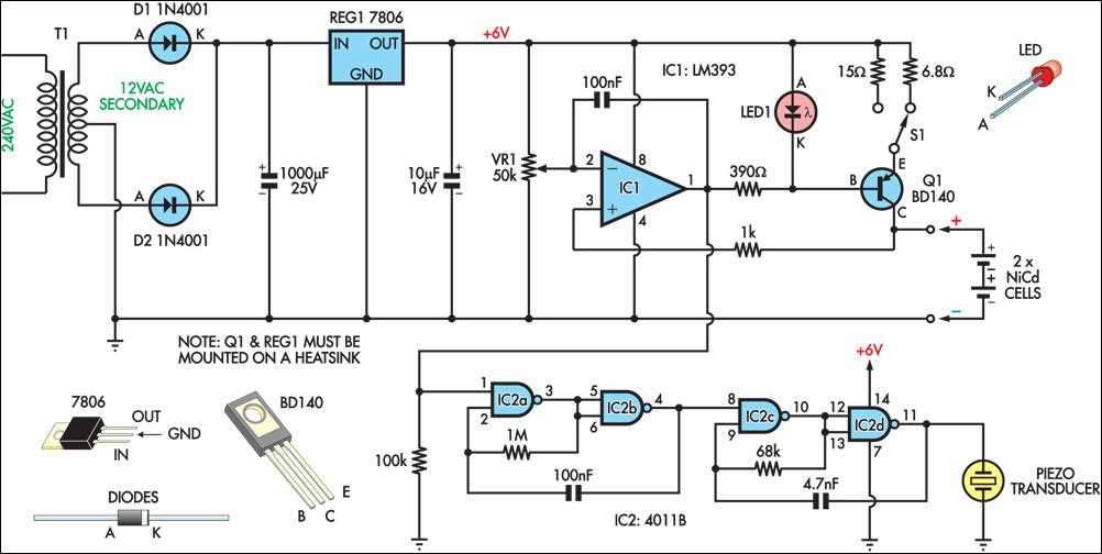 nicd charger circuit diagram