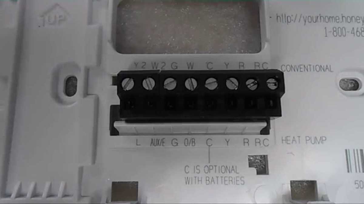 old honeywell thermostat wiring diagram