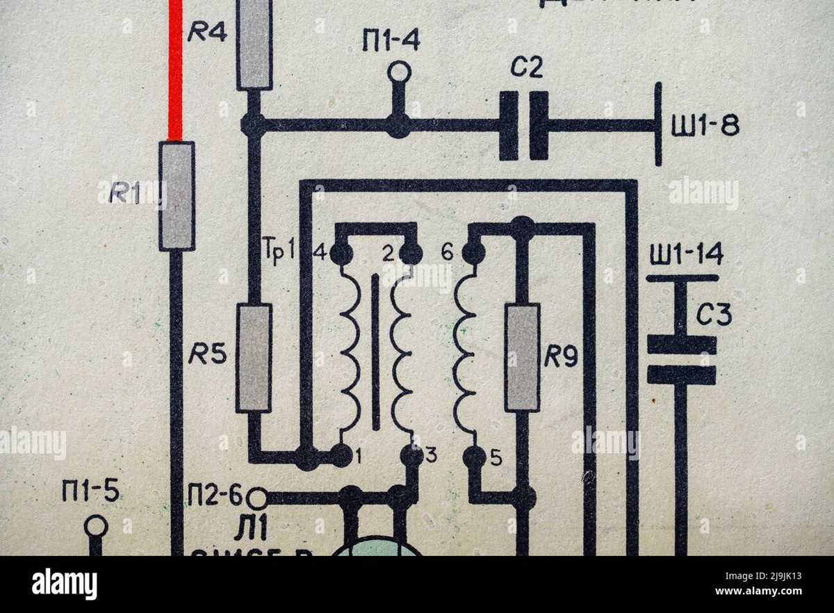 old radio circuit diagram