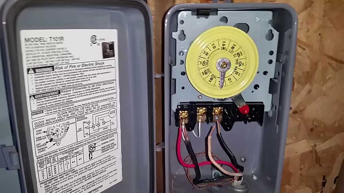 intermatic t104 timer wiring diagram