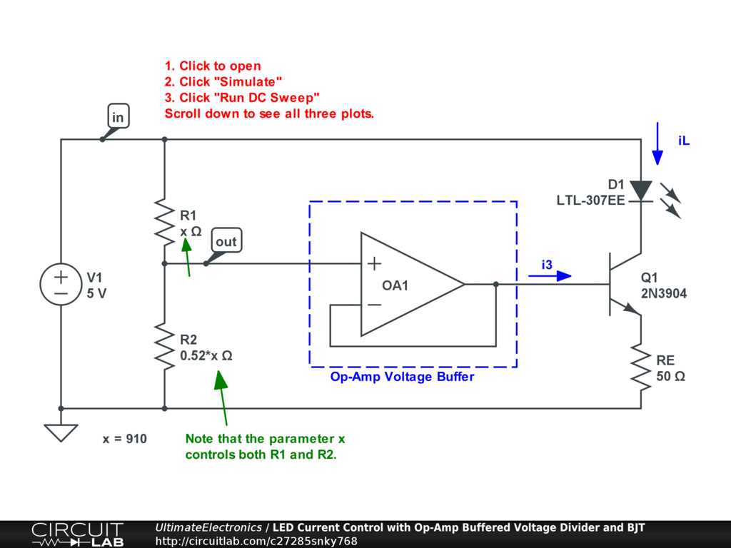 op amp buffer circuit diagram