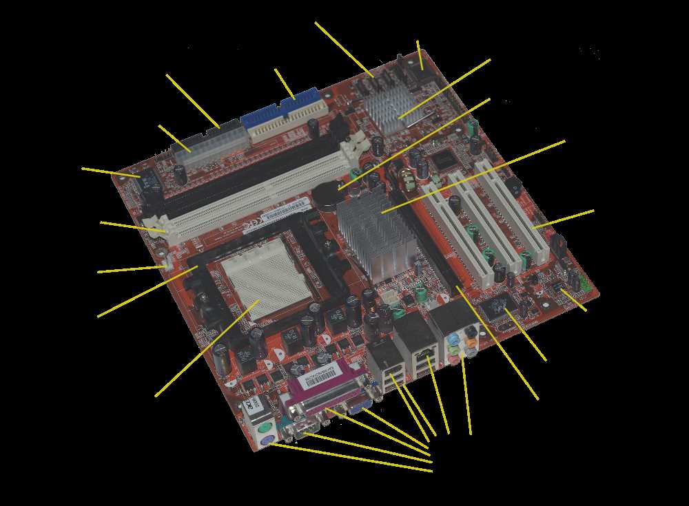 pc motherboard circuit diagram